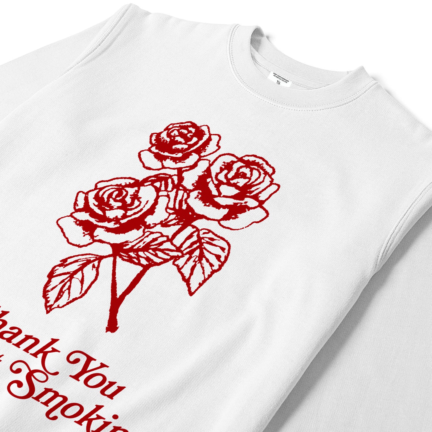 "Thank You For Pot Smoking" Cloud Crewneck