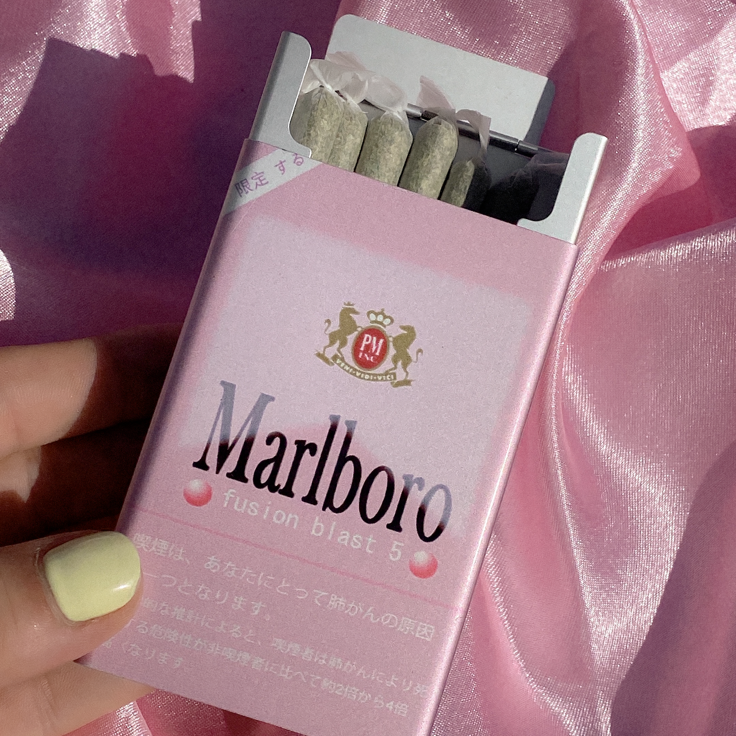 Pink Marlboro Joint Tin