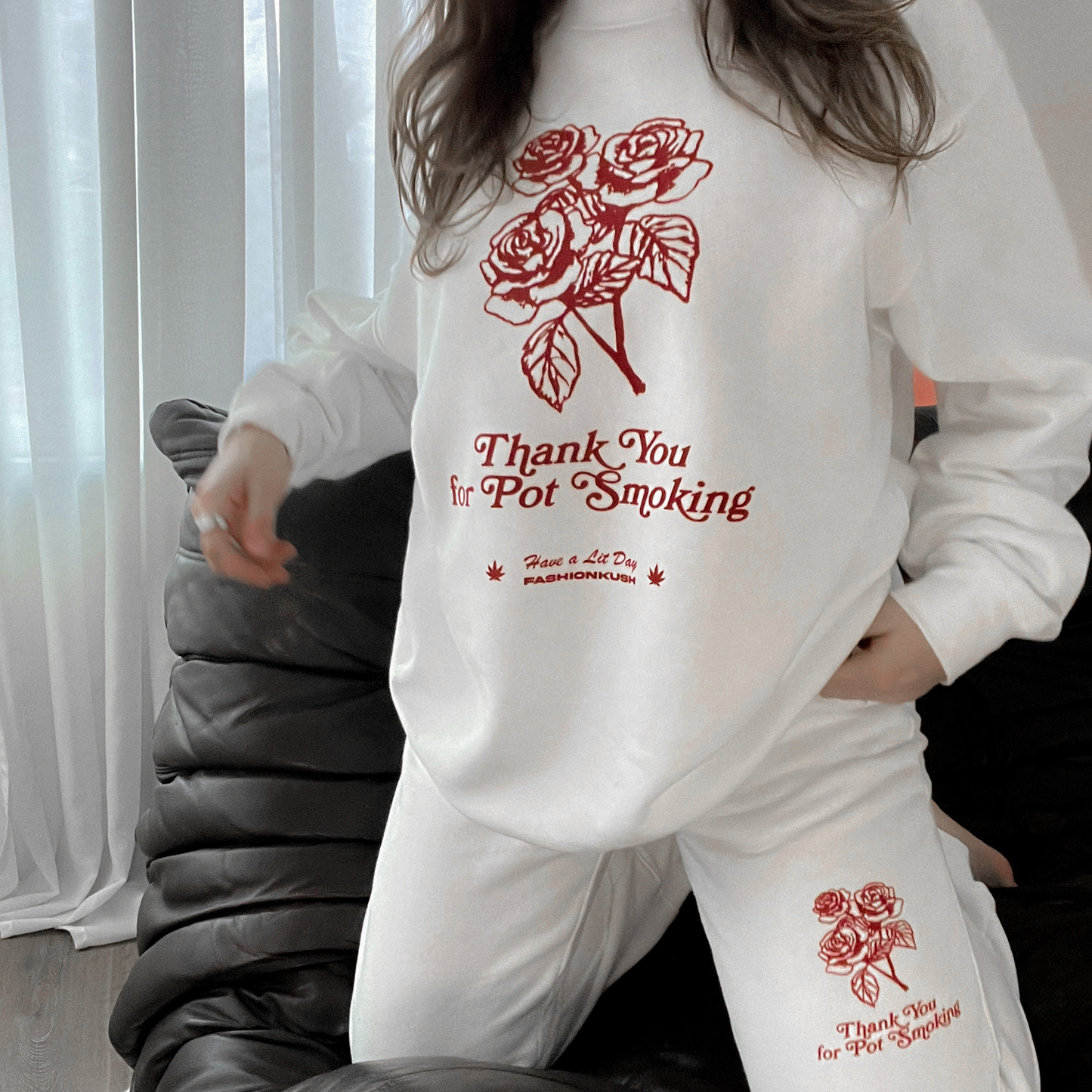 "Thank You For Pot Smoking" Cloud Sweatpants