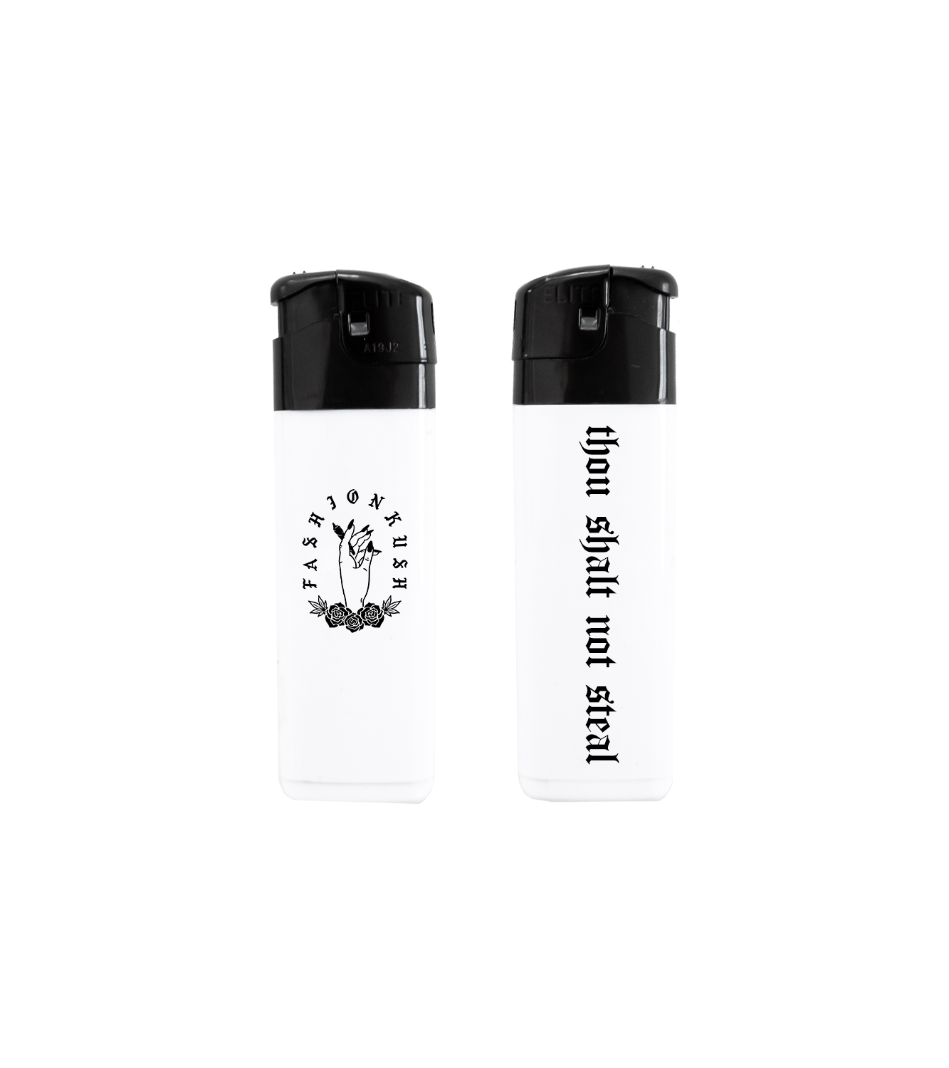 'thou shalt not steal' lighter